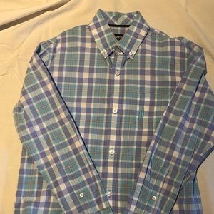 Johnnie O plaid button down